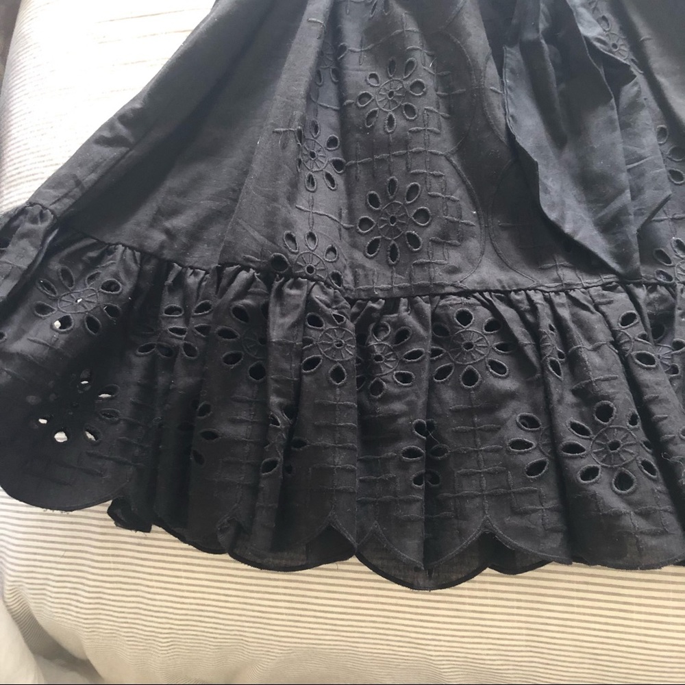 J.Crew Black Eyelet Dress - Picture 4 of 9